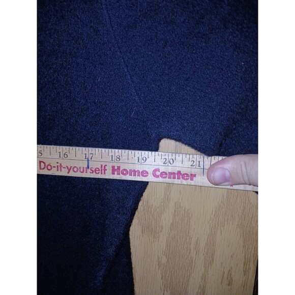 Pendleton 100% Merino Wool 2 Button Blazer Womens Size Medium Black Vintage - Picture 6 of 13